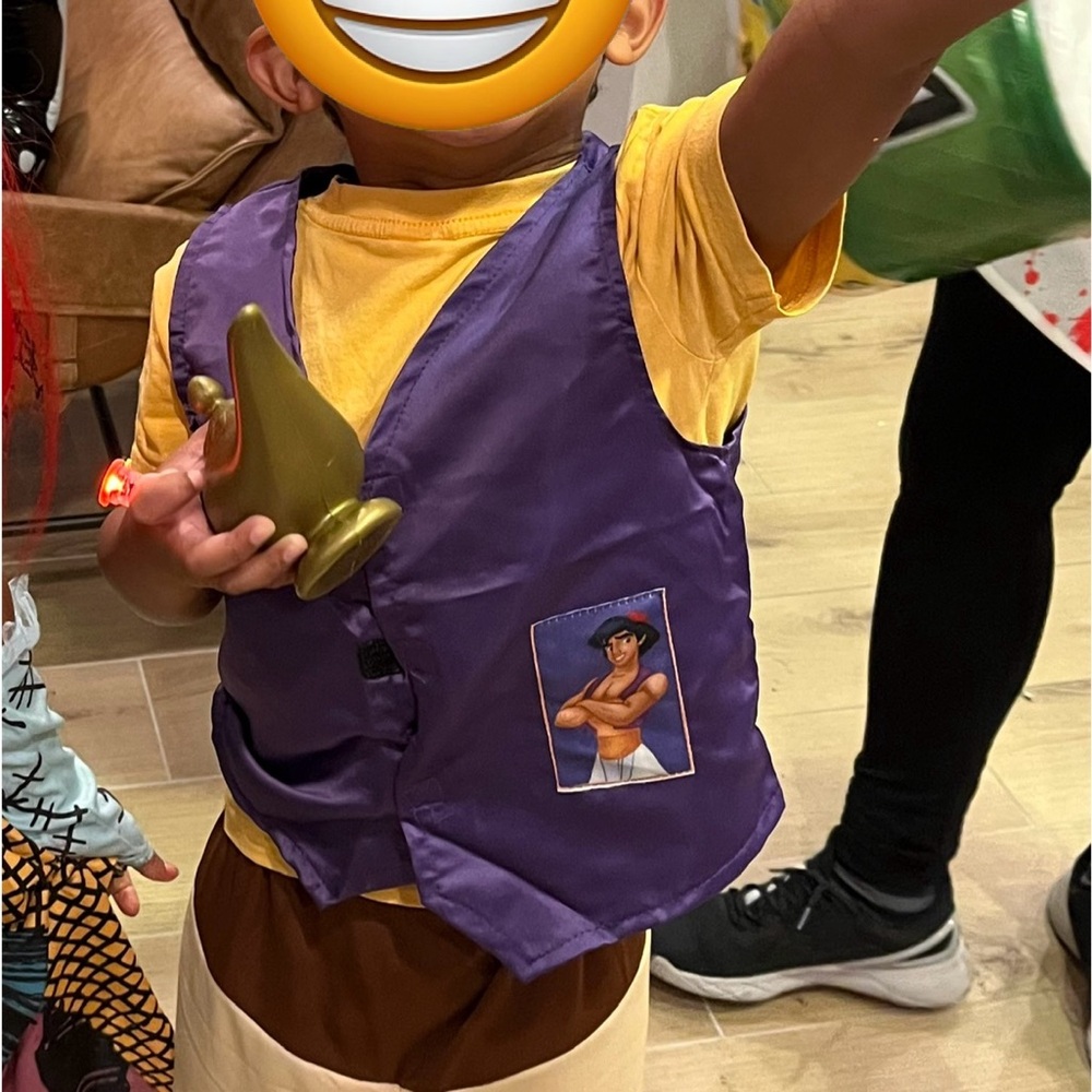 Purple Vest with Character Patch